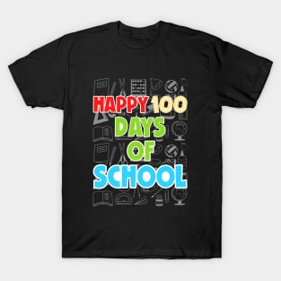 100th Day of School Teachers Kids Child Happy 100 Days T-Shirt